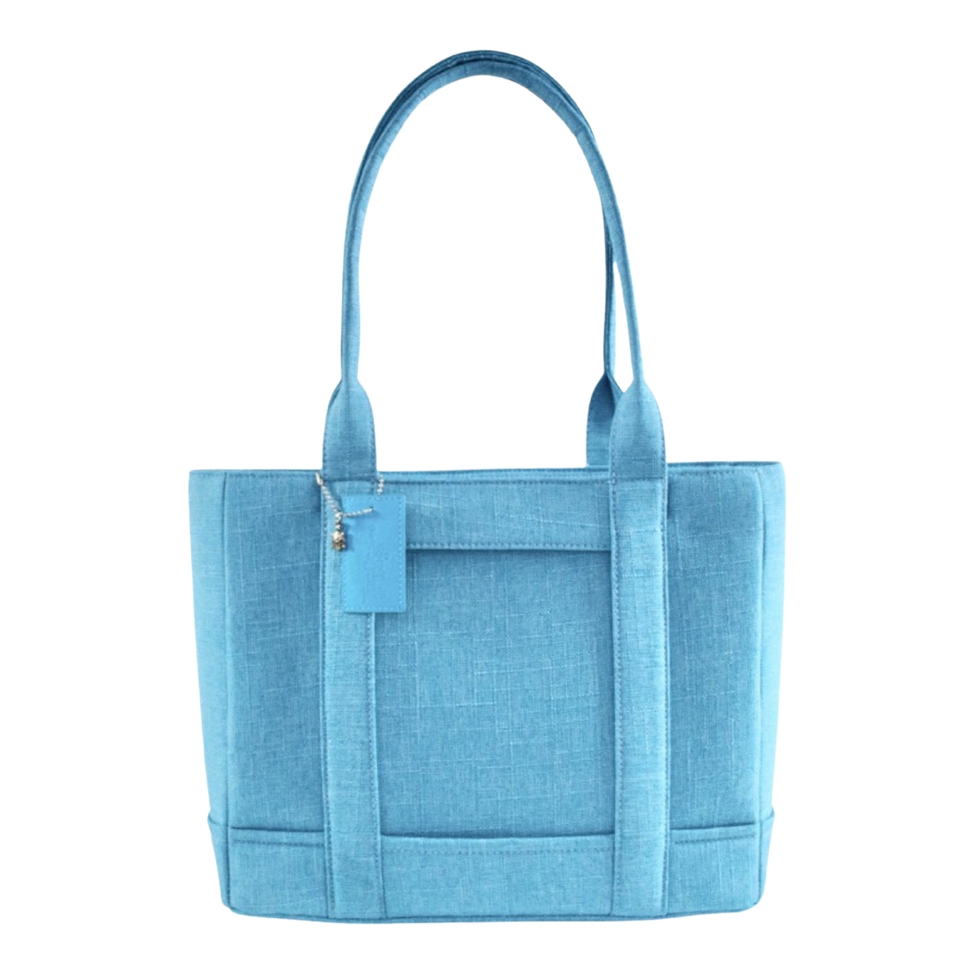 Bahama Blue Turtle Bag | Textured Tote Bag – Turtle Bags