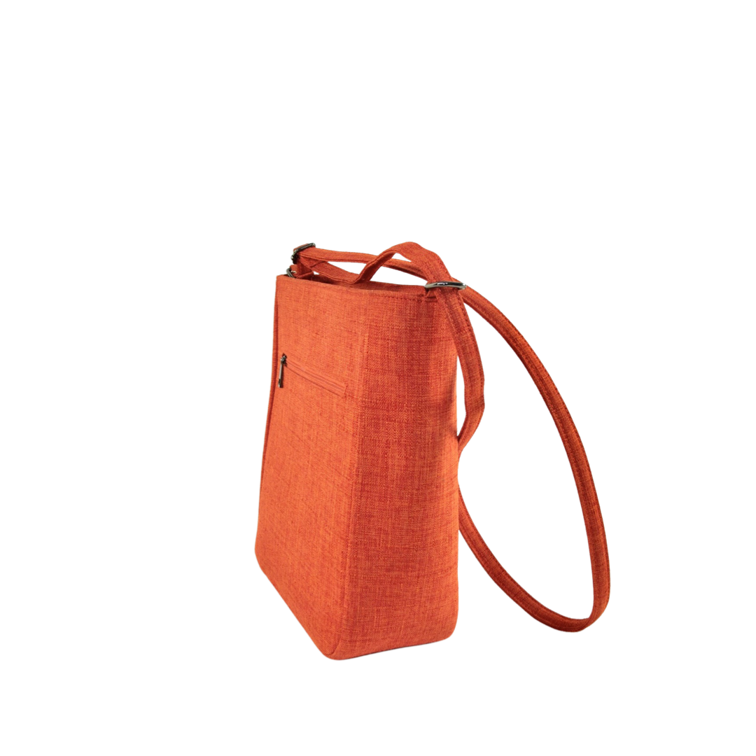 Orange Turtle Bag | Textured Tote Bag – Turtle Bags